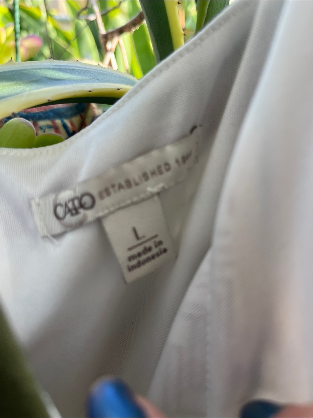 Cato Burgundy Floral & Stripe Summer Dress - Picture 3 of 7
